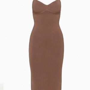 Aritzia Brown Knit Dress